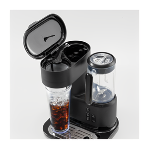 Cafetière glacée <span class=keywords><strong>et</strong></span> chaude <span class=keywords><strong>avec</strong></span> mélangeur automatique intégré, machine à café à service unique, pour expresso, latte, cappuccino, smoothies - Product Image 4