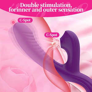 Nouveau deux-en-un amour g-spot vibrateur adulte femme USB Clitoris Couple sucer vibrateur IPX6 étanche <span class=keywords><strong>Sex</strong></span> <span class=keywords><strong>Toy</strong></span> Silicone vibrateur - Product Image 3