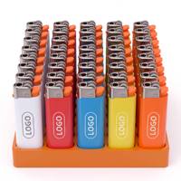 Briquet à gaz jetable classique en gros, rechargeable, en plastique, format poche, avec certificat ISO pour fumeurs