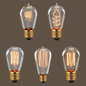 Petite ampoule à vis de style <span class=keywords><strong>Edison</strong></span> vintage E14 E26 E27 ST45 40W 220V, filament de tungstène, verre, <span class=keywords><strong>lampe</strong></span> antique, ampoules <span class=keywords><strong>Edison</strong></span> - Product Image 1