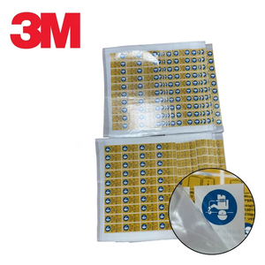 Plaque signalétique industrielle personnalisée 3M 7874EC 7871EC en film PET certifié UL969 PGDQ2, résistante à l'eau et aux UV - Product Image 2