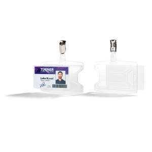 Durable-8961-19 ReXycle®Porte-badge avec clip pour 1 carte, transparent - EAN 4005546739960 BADGES BADGE HOLDERS - Product Image 3