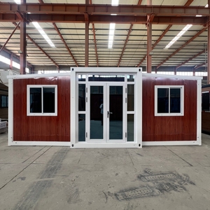 Maisons conteneurs de <span class=keywords><strong>2</strong></span> chambres à coucher prêtes à l'emploi, tailles 40 pieds, salle de sport, hôtel, boutique, villa, parc et sous-sol extérieur, panneau sandwich en acier - Product Image 2