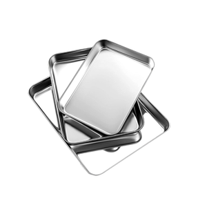 Su misura foglio di alluminio SS304 316 <span class=keywords><strong>in</strong></span> acciaio inox <span class=keywords><strong>teglia</strong></span> per <span class=keywords><strong>Pizza</strong></span> dolce torta per <span class=keywords><strong>forno</strong></span> da <span class=keywords><strong>forno</strong></span> e panetterie - Product Image 6