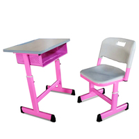 Chaise de bureau moderne réglable en hauteur, en bois et métal, de haute qualité, pour salle de classe, école, maison, bureau, salon