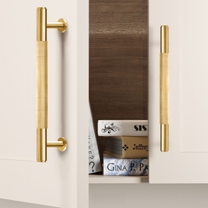 Maniglia in Ottone Massiccio, Stile <span class=keywords><strong>Vintage</strong></span> Mid-Century Modern per Armadi, Guardaroba e <span class=keywords><strong>Cassetti</strong></span> - Product Image 6