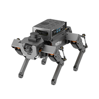 ROSPug 12DOF AI Vision ROS Quadrupède Robot Chien avec Servos Haute Vitesse Support Lidar Tracking, Cartographie Navigation pour JETSON NANO