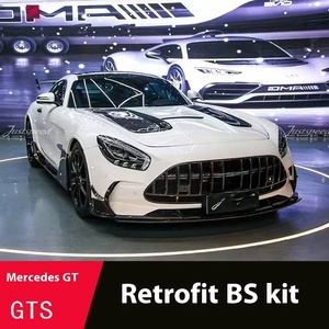Pour Mercedes-Benz <span class=keywords><strong>AMG</strong></span> <span class=keywords><strong>GT</strong></span> <span class=keywords><strong>Black</strong></span> <span class=keywords><strong>Series</strong></span>, modification de carrosserie large, mise à niveau BS, pare-chocs avant et arrière, capot, aileron arrière, kits de carrosserie, pare-chocs - Product Image 4