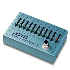 JOYO R-12 밴드 컨트롤러 이퀄라이저 일렉트릭 기타 페달 효과 10 밴드 EQ 진정한 바이패스 기타베이스 액세서리