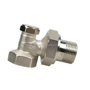 Robinet <span class=keywords><strong>thermostatique</strong></span> fileté pour <span class=keywords><strong>radiateur</strong></span>, kit de robinet de retour pour <span class=keywords><strong>radiateur</strong></span> avec certificat EN215 - Product Image 4