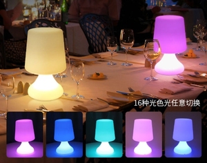 Lampe de bureau solaire LED étanche IP65, lumière blanche chaude et RGB, lampe de nuit portable, lampe de table en plastique écologique - Product Image 4
