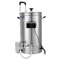 Equipo de Elaboración de Cerveza con Tanque de Gran Capacidad Máxima, Alta Tecnología, Precisión de Densidad, Máquina de Cerveza de 35L, Acero Inoxidable 304, Cerveza Artesanal
