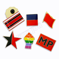 Épingle de revers à Double drapeau personnalisée de différents pays/épingle de revers à drapeau américain en émail avec cristal