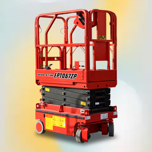 Plataforma Elevatória Elétrica Autopropelida Hidráulica para Trabalho Aéreo em Canteiros de Obras - Product Image 5