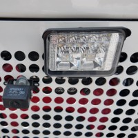 Machine à vibrer et à niveler le béton par laser intégré, niveleuse automatique de sols en béton pour les sols en béton des supermarchés