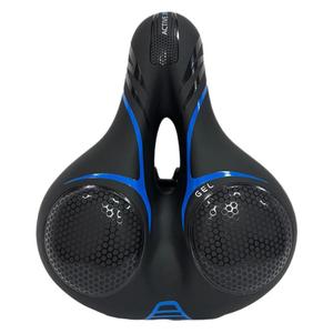 Asiento de Bicicleta Acolchado, Cómodo Sillín de Cuero con Cojín Suave <span class=keywords><strong>para</strong></span> Adultos, Hombres y Mujeres, Deportes al Aire Libre - Product Image 1