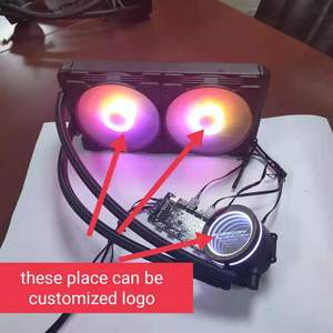 Pendingin air <span class=keywords><strong>Cpu</strong></span> 240mm, prosesor komputer LCD Aio cair dengan 4pin Pwm Rgb untuk Am2 Am3 Lga 115X <span class=keywords><strong>Gaming</strong></span> Pc pendingin <span class=keywords><strong>Cpu</strong></span> - Product Image 6