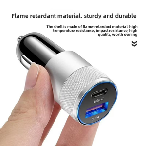 18W Mini USB Dual Port Car Charger 15W 3.1A Loại C PD QC3.0 OVP OTP bảo vệ nhanh chóng sạc điện thoại ổ cắm máy tính xách tay máy ảnh - Product Image 4