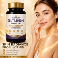 Capsules de collagène au glutathion OEM, 60 unités, pour éclaircir la peau et lutter contre le vieillissement, avec vitamine C, pour une peau éclatante et ferme, pour adultes