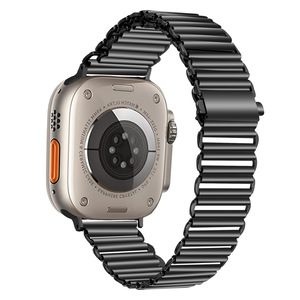 Bracelet en acier inoxydable de qualité supérieure Upro pour Apple Watch Series 9 Ultra 2, bande de 49 mm 45 mm, boucle réglable, bracelet intelligent - Product Image 4