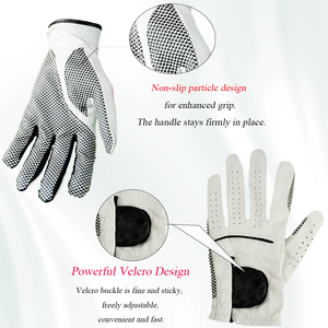 Gants de <span class=keywords><strong>golf</strong></span> respirants en peau de mouton Cabretta-Équipement de <span class=keywords><strong>golf</strong></span> ultime doux et confortable pour hommes avec logo personnalisé - Product Image 5