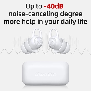 Bluedio NE -40dB de reducción de ruido aislamiento oído protección Anti-ruido durmiendo tapones <span class=keywords><strong>para</strong></span> los oídos de silicona de seguridad suministros auricular - Product Image 2