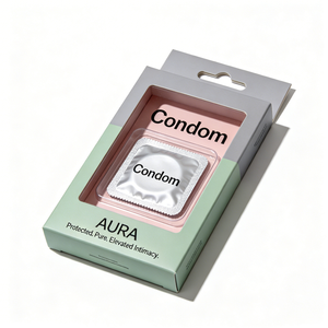 Boîte d'emballage en carton ondulé <span class=keywords><strong>de</strong></span> qualité supérieure avec impression <span class=keywords><strong>de</strong></span> logo personnalisée, préservatifs masculins, boîte d'emballage cadeau personnalisée pour usage intime - Product Image 4