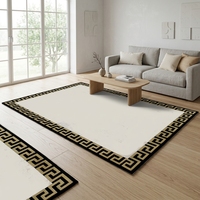 High Quality Handmade Acrylic Carpet Living Room Large White Color Wholesale Price Area Rugs