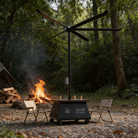 Ventilateur sur pied VFans IP65 anti-corrosion, étanche, anti-poussière, à vitesse réglable, avec roulettes mobiles, pour la forêt