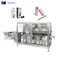 Machine d'emballage en carton intégrée à grande vitesse pour produits cosmétiques en crème et pâte, équipement de ligne d'emballage en carton