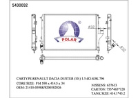 Radiateurs de voiture en aluminium personnalisables pour Dacia Duster 2018, accessoires de voiture 637613 214100598R 8200582026 DRM37001