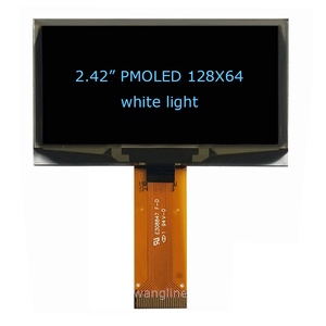 2.42 inch UG-2864ALBPG01 LCM mô-đun 128x64 đơn sắc màu xanh PMOLED <span class=keywords><strong>LCD</strong></span> module - Product Image 2