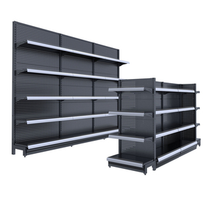 Hot bán <span class=keywords><strong>Single</strong></span> Side kim loại <span class=keywords><strong>Pegboard</strong></span> Gondola Kệ nặng/nhiệm vụ ánh sáng thiết kế dược bán lẻ siêu thị lưu trữ Acrylic - Product Image 2