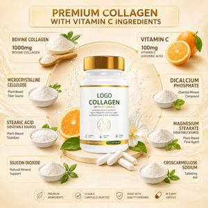 Capsules de collagène marin OME pour adultes, blanchiment de la peau, vitamine C, complément anti-âge, soutien immunitaire, antioxydant certifié, 60 gélules - Product Image 2