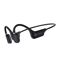 Headphone Olahraga SANAG Open Ear Nirkabel Bluetooth, Headset Bluetooth Tahan Keringat IP67 untuk Aktivitas Luar Ruangan