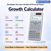 Calculatrice scientifique fx-991ES PLUS-2 Nouvelle 2ème édition Intégration Stationnaire Différentiel Matrice Équation Vectorielle Résolution Batterie Solaire