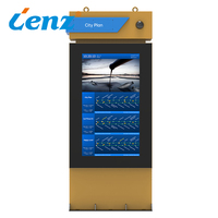 Arrêt de bus 55 pouces LCD affichage d'informations passagers 4G WiFi RS485 affichage d'informations passagers lcd