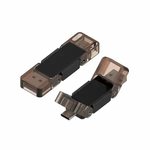 2024 Top Mode OTG Micro-USB-Flash-Stick 3.0/2.0 rotierbarer Flash-Antrieb 2 in 1 Werbegeschenk mit individuellem Pendrive