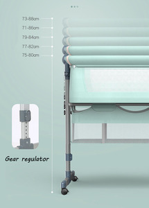 Cuna Móvil Moderna de Alta Calidad <span class=keywords><strong>para</strong></span> Bebés Recién Nacidos, Cuna Ajustable en Altura <span class=keywords><strong>para</strong></span> Dormitorio Infantil - Product Image 2