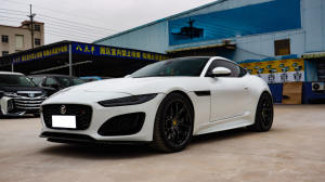 Jagagar F-TYPE अपग्रेड करने के लिए 2014-2019 चार लेंस वाले हेडलाइट्स के साथ फ्रंट बंपर किट - Product Image 4