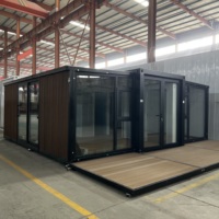 Maison préfabriquée extensible écologique en conteneur de 20 pieds et 40 pieds, villa préfabriquée, appartement préfabriqué, maison mobile, casa contenedor