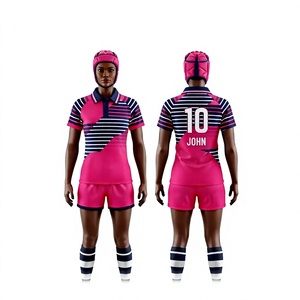 Short de baseball en polyester premium 240g, rose, bleu marine, blanc, avec panneaux rayés, personnalisable par transfert thermique (nom, numéro, tenue d'équipe) - Product Image 1