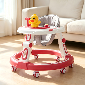 Trotteur pliable en plastique anti-jambes en O et anti-retournement, jouet éducatif léger pour bébés de 6 à 18 mois - Product Image 3