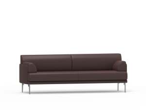 أريكة فاخرة حديثة للمكاتب والفنادق من القماش والجلد، طقم أريكة استقبال بتصميم إسكندنافي للشقق والمكاتب - Product Image 1