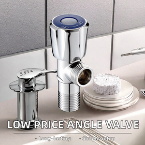 Robinet d'angle en acier inoxydable ZHUANGLANG ZL au design moderne avec bec verseur, tige en fer et laiton, pour usage scolaire, installation facile, garantie 1 an - Product Image 2