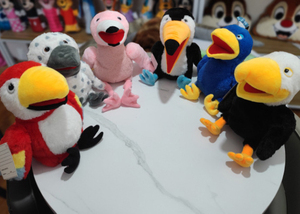 ตุ๊กตาหุ่นมือรูปนกแก้ว Syh1769 ของเล่นตุ๊กตาสัตว์นกแบบสวมมือ ของเล่นเล่านิทาน ตุ๊กตาสวมมือสำหรับเล่นบทบาทสมมติ - Product Image 2