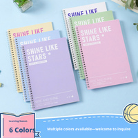 Carnet multicolore, sur mesure, simple et élégant, carnet épaissi, carnet à spirale A5/B5 pour les collégiens et les lycéens