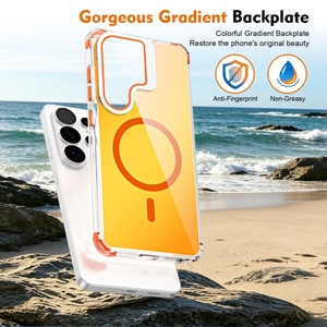 เคสแม่เหล็กไล่เฉดสีแบบด้านคุณภาพสูงสำหรับ Samsung S26 S24 S25 Ultra A57 A36 A37 A56 A17 A26 พร้อมฟิล์มเลนส์และขาตั้ง - Product Image 4