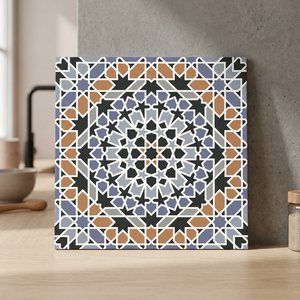 Carreaux de sol en céramique antidérapants de style marocain rustique, 12x12 pouces, imprimés numériquement avec un motif onyx, qualité d'exportation - Product Image 4