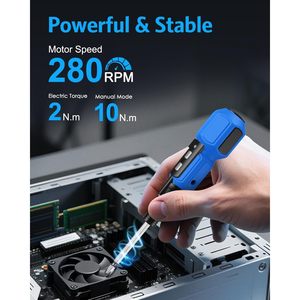 Set di cacciavite elettrico ricaricabile Cordless portatile Premium Kit di strumenti per la riparazione della casa cacciavite motorizzato - Product Image 5